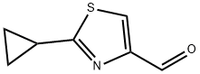 2-cyclopropylthiazole-4-carbaldehyde Structure