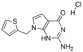 2-AMINO-7-THENYL-1,7-DIHYDRO-4H-PYRROLO[2,3-D]PYRIMIDIN-4-ONE HYDROCHLORIDE 구조식 이미지