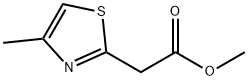 (4-METHYL-THIAZOL-2-YL)-아세트산메틸에스테르 구조식 이미지