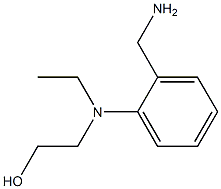 2-[2-(Aminomethyl)(ethyl)anilino]-1-ethanol 구조식 이미지