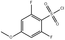 2,6-Difluoro-4-methoxybenzenesulfonylchloride 구조식 이미지
