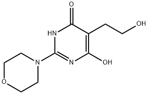 5-(2-히드록시에틸)-2-모르폴리노피리미딘-4,6-디올 구조식 이미지