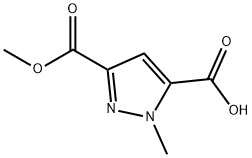 1-METHYL-1H-PYRAZOLE-3,5-DICARBOXYLIC ACID 3-METHYL ESTER Structure