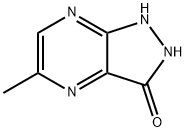 1H-Pyrazolo[3,4-b]pyrazin-3-ol,5-methyl-(6CI) Structure