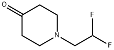 1-(2,2-Difluoroethyl)piperidin-4-one Structure