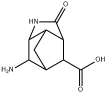 3,5-Methanocyclopenta[b]pyrrole-7-carboxylicacid,6-aminooctahydro-2-oxo- Structure