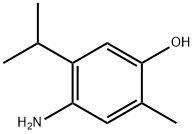 Phenol, 4-amino-2-methyl-5-(1-methylethyl)- (9CI) Structure