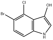 1H-Indol-3-ol, 5-bromo-4-chloro- Structure