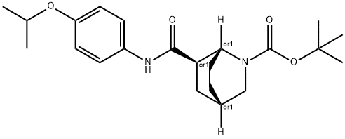 tert-butyl 6-((4-isopropoxyphenyl)carbaMoyl)-2-azabicyclo[2.2.2]octane-2-carboxylate Structure