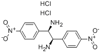 (1R,2R)-(+)-1,2-Bis(4-nitrophenyl)ethylenediaminedihydrochloride,min.98% Structure