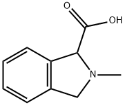 2,3-디히드로-2-메틸-1H-이소인돌-1-카르복실산 구조식 이미지