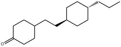4-[2-(trans-4-Propylcyclohexyl)ethyl]cyclohexanone 구조식 이미지