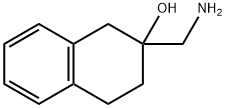 2-(Aminomethyl)-1,2,3,4-tetrahydronaphthalen-2-ol 구조식 이미지