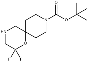 9-Boc-2,2-difluoro-1-oxa-4,9-diazaspiro[5.5]undecane Structure