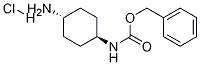 Trans-1-CBZ-AMINO-4-AMINOCYCLOHEXANE-HCl 구조식 이미지