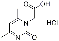 (4,6-Dimethyl-2-oxo-2H-pyrimidin-1-yl)-acetic acid hydrochloride Structure