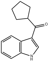 3-(CYCLOPENTANECARBONYL)인돌 구조식 이미지