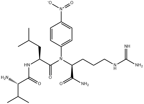 DL-VAL-LEU-ARG P-NITROANILIDE ACETATE SALT Structure