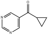 메탄온,시클로프로필-5-피리미디닐-(9CI) 구조식 이미지