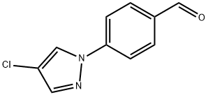 4-(4-chloro-1H-pyrazol-1-yl)benzaldehyde Structure