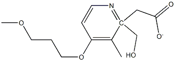 2-(ACETOXYMETHYL)4-(3-METHOXYPROPOXY)-3-METHYLPYRIDINE 구조식 이미지