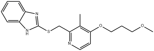 2-{[4-(3-Methoxypropoxy)-3-methylpyridine-2-yl]methylthio}-1H-benzimidazole 구조식 이미지