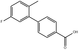 5'-Fluoro-2'-Methyl-[1,1'-biphenyl]-4-carboxylic acid Structure