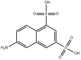 2-Naphthylamine-5,7-disulfonic acid 구조식 이미지
