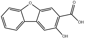 2-hydroxydibenzofuran-3-carboxylic acid 구조식 이미지