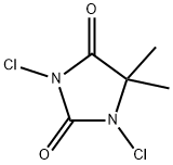 1,3-디클로로-5,5-디메틸 하이단토인 구조식 이미지