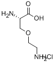 O-(2-AMINOETHYL)-L-SERINE HYDROCHLORIDE 구조식 이미지