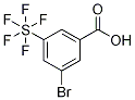 3-Bromo-5-(pentafluorosulfur)benzoic acid 구조식 이미지