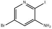 5-broMo-2-요오도피리딘-3-aMine 구조식 이미지