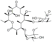 Clarithromycin Impurity Q (10 mg) (N-oxide clarithromycin) Structure