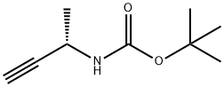 Carbamic acid, [(1S)-1-methyl-2-propynyl]-, 1,1-dimethylethyl ester (9CI) Structure