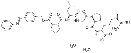 COLLAGENASE CHROMOPHORE-SUBSTRATE Structure