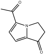 1H-Pyrrolizin-1-one, 5-acetyl-2,3-dihydro- (9CI) 구조식 이미지