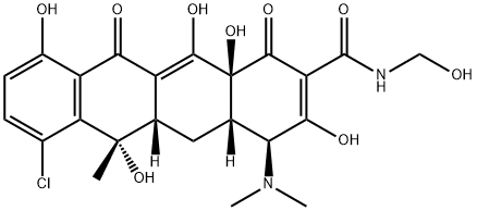 Clomocycline 구조식 이미지
