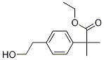 에틸2-(4-(2-하이드록시에틸)페닐)-2-메틸프로파노에이트 구조식 이미지