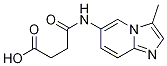 Butanoic acid, 4-[(3-MethyliMidazo[1,2-a]pyridin-6-yl)aMino]-4-oxo- Structure