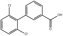 2,6-디클로로비페닐-3-카르복실산 구조식 이미지