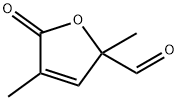 2-Furancarboxaldehyde, 2,5-dihydro-2,4-dimethyl-5-oxo- (9CI) 구조식 이미지