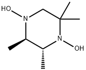 Piperazine, 1,4-dihydroxy-2,2,5,6-tetramethyl-, trans- (9CI) Structure