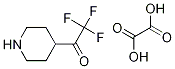 2,2,2-트리플루오로-1-(피페리딘-4-일)에타논​​옥살레이트 구조식 이미지