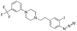 1-(2-(3-iodo-4-azidophenyl)ethyl)-4-(3-(trifluoromethyl)phenyl)piperazine Structure