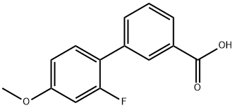 2-Fluoro-4-Methoxybiphenyl-3-carboxylic acid Structure