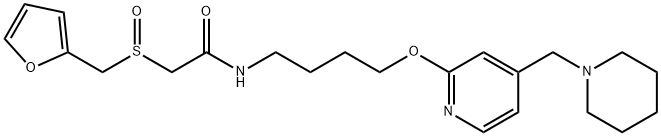 118288-14-5 2-[(2-FuranylMethyl)sulfinyl]-N-[4-[[4-(1-piperidinylMethyl)-2-pyridinyl]oxy]butyl]acetaMide