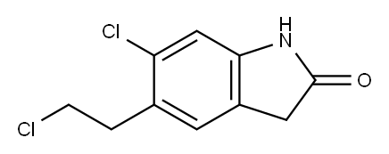 6-Chloro-5-(2-chloroethyl)oxindole Structure