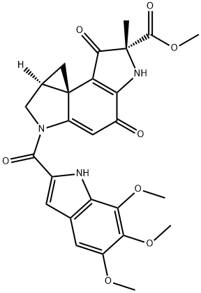 Duocarmycin A  구조식 이미지