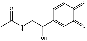 Acetamide, N-[2-(3,4-dioxo-1,5-cyclohexadien-1-yl)-2-hydroxyethyl]- (9CI) 구조식 이미지